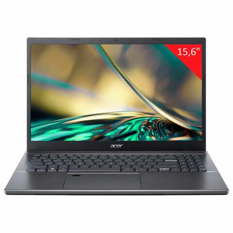 Ноутбук ACER Aspire 5 A515-57-50YA 15,6", Core i5 12450H, 8 Гб, SSD 512Гб, no OS, графитовый, NX.KN3CD.00L - фото 1