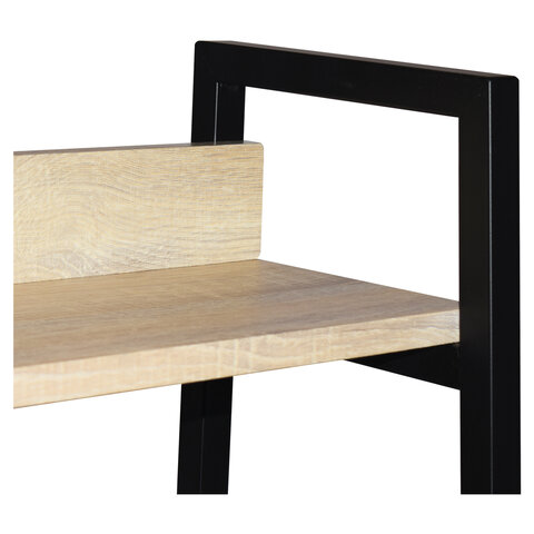 Стеллаж на металлокаркасе BRABIX "LOFT SH-003", 600х350х1500 мм, 5 полок, цвет дуб натуральный, 641236 - фото 6