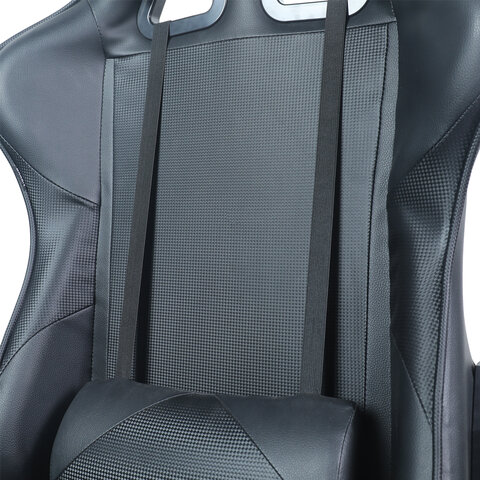 Кресло компьютерное BRABIX "GT Carbon GM-115", две подушки, экокожа, черное, 531932 - фото 9