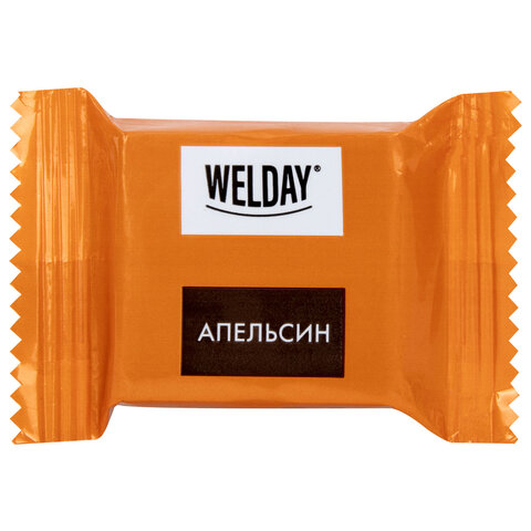 Шоколад порционный WELDAY (ВЭЛДЭЙ), ассорти 6 вкусов, 810 г (54 плитки по 15 г), пакет, 622409 - фото 3