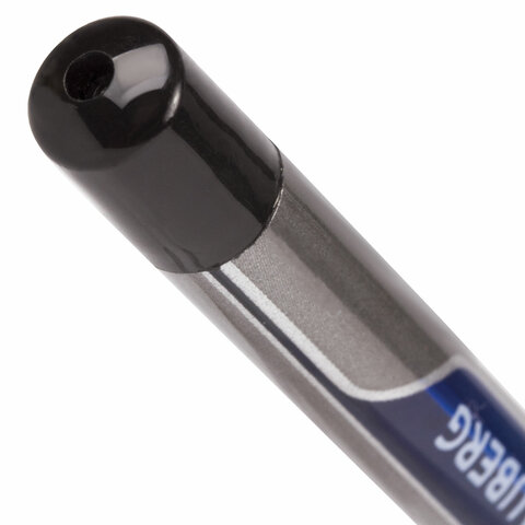 Ручка шариковая масляная с грипом BRAUBERG "Signature", СИНЯЯ, печать, узел 0,7 мм, линия письма 0,35 мм, 142688 - фото 5