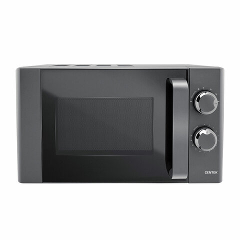 Микроволновая печь CENTEK CT-1583, объем 20 л, мощность 700 Вт, механическое управление, черная, CT-1583 Gray - фото 1