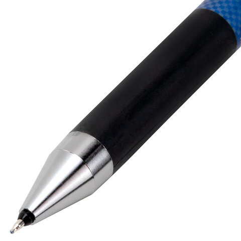 Ручка гелевая автоматическая PILOT Synergy Point, СИНЯЯ, корпус синий, линия 0,25 мм, BLRT-SNP5 L - фото 2