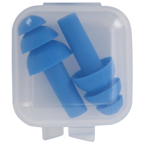 Беруши многоразовые термопластэластомерные без шнурка, 1 пара в контейнере, SNR 32 дБ, RABBITEX (РАББИТЕКС), 671316 - фото 6