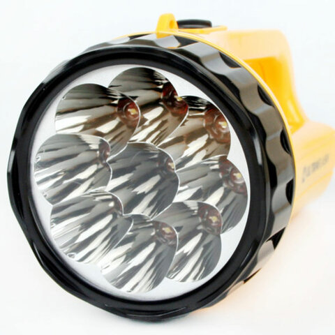 Фонарь аккумуляторный ULTRAFLASH 9хLED+12хLED, 2 режима, выдвижная вилка, заряд от сети, LED3816SM - фото 3
