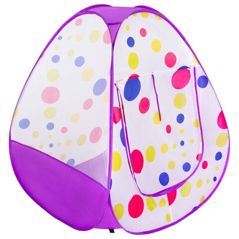 Детская игровая палатка-лабиринт с тоннелем и сухим бассейном, 90x190x270 см, BRAUBERG KIDS, 665172 - фото 3