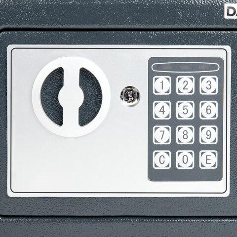 Сейф мебельный DASWERK SC-170EL (170х230х170 мм), электронный замок, графит, 291338 - фото 5