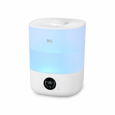 Увлажнитель воздуха BQ (БИ-КЬЮ) HDR1009, объем бака 4 л, 25 Вт, LED-дисплей, аромаконтейнер, белый, 86196444 - фото 1