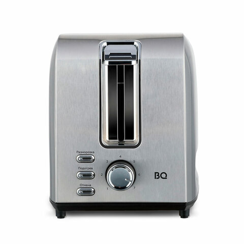 Тостер BQ (БИ-КЬЮ) T1009, 800 Вт, 2 тоста, 7 режимов, металлический, 86197956 - фото 2