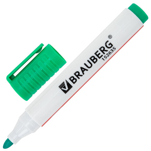 Маркеры стираемые для белой доски, НАБОР 4 ЦВЕТА, BRAUBERG "ULTRA WHITEBOARD MARKER", 3 мм, 152635 - фото 7