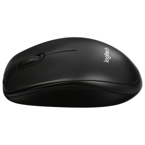 Мышь компьютерная Logitech B100 Optical Mouse USB (910-003357) - фото 4