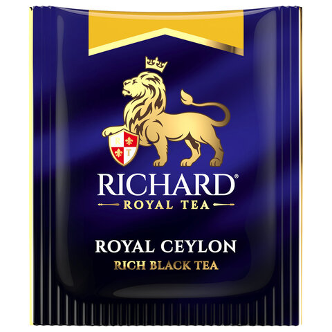 Чай RICHARD "Royal Ceylon" черный цейлонский, 200 пакетиков в конвертах по 2 г, 100182 - фото 4