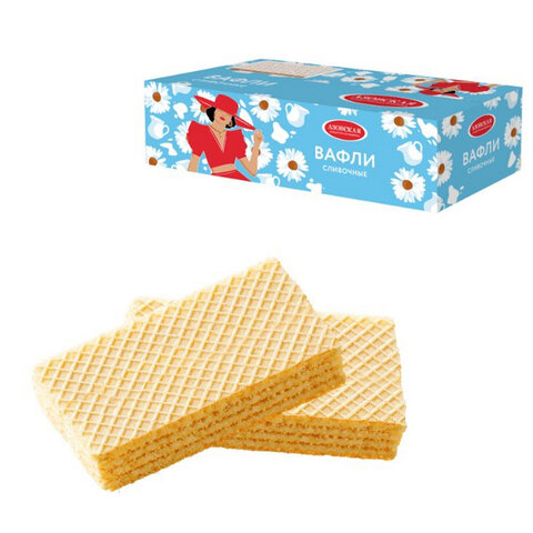 Вафли АЗОВСКАЯ "Сливочные" 2,8 кг - фото 1