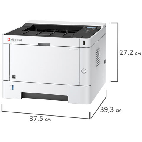 Принтер лазерный KYOCERA ECOSYS P2040dw А4, 40 стр./мин., 50000 стр./мес., ДУПЛЕКС, Wi-Fi, сетевая карта, 1102RY3NL0 - фото 3