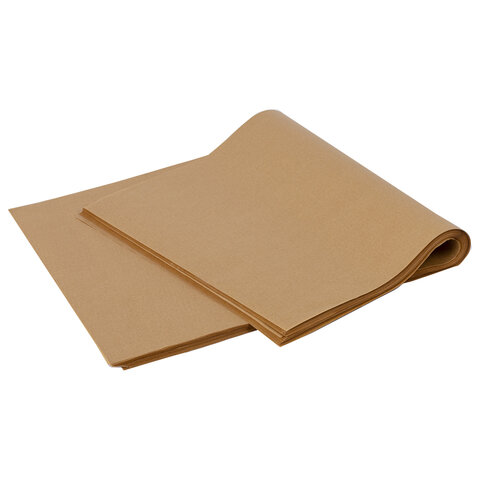 Бумага для выпечки силиконизированная в листах 40 см x 60 см КОМПЛЕКТ 500 штук, цвет коричневый, LAIMA, CH, 609590 - фото 2