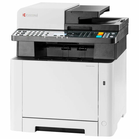 МФУ лазерное ЦВЕТНОЕ KYOCERA MA2100cwfx "4 в 1", A4, 21 стр./мин., 65000 стр./мес., ДУПЛЕКС, АПД, Wi-Fi, сетевая карта, 110C0A3NL0 - фото 1