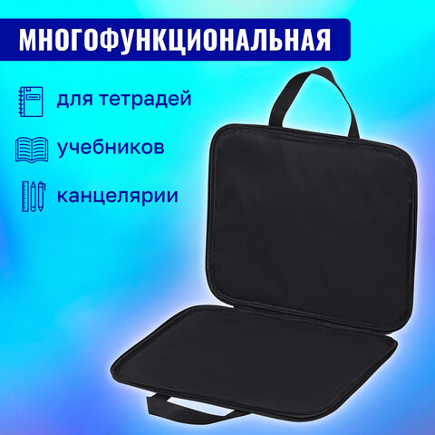 Папка на молнии с ручками BRAUBERG А4, 1 отделение, полиэстер, 20 мм, "Checkered", 272173 - фото 13
