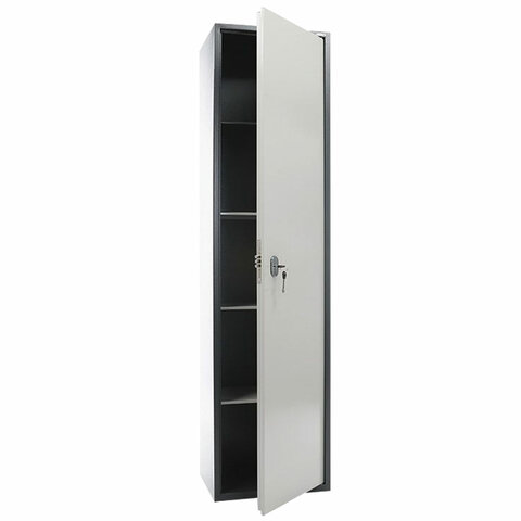 Шкаф металлический для документов AIKO "SL-185" ГРАФИТ, 1800х460х340 мм; 45 кг, S10799180502 - фото 1