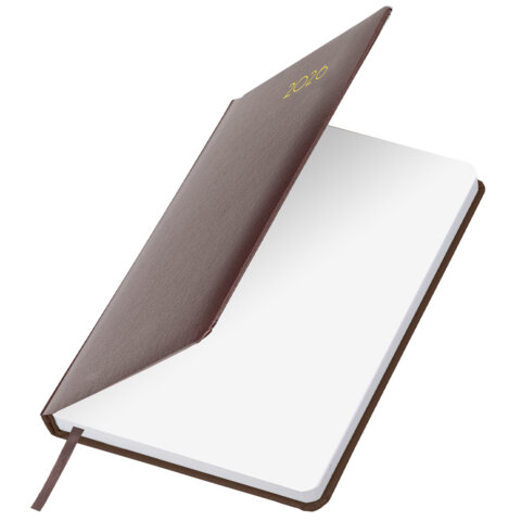 Ежедневник датированный 2026, А5, 138x213 мм, BRAUBERG "Select", балакрон, коричневый, 117087 - фото 4