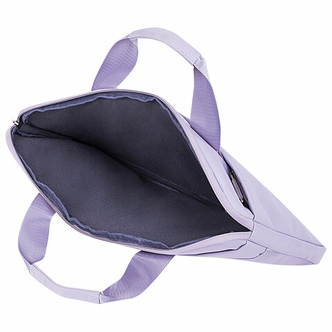 Сумка портфель HEIKKI ULTRA (ХЕЙКИ) с отделением для ноутбука 15,6", Lavender, лавандовая, 28х39х3 см, 272610 - фото 5