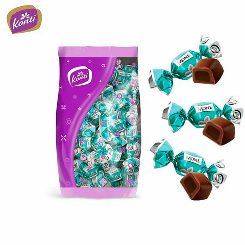 Конфеты KONTI "Моне" вкус трюфель с мятой, 1000 г, 20249 - фото 4