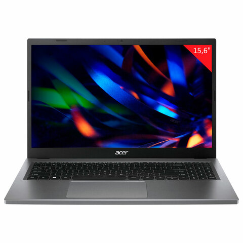 Ноутбук ACER Extensa 15 15,6", Ryzen 5 7520U 8 Гб, SSD 512 Гб, no OS, серый, NX.EH3CD.002 - фото 1