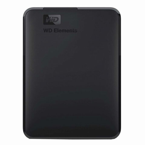 Внешний жесткий диск WD Elements Portable 4TB, 2.5", USB 3.0, черный, WDBU6Y0040BBK-WESN - фото 1