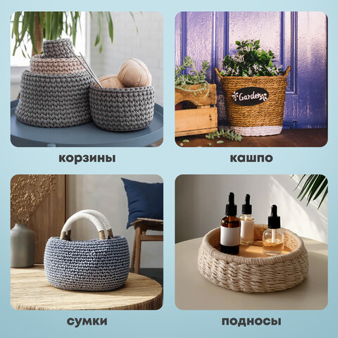 Донышки деревянные для вязания круглые, 10 штук, диаметр 10 см, BRAUBERG HOBBY, 665316 - фото 7