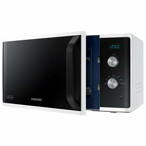 Микроволновая печь SAMSUNG MS23K3614AW/BW, объем 23 л, мощность 800 Вт, механическое управление - фото 5