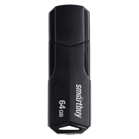 Флеш-диск 64 GB SMARTBUY Clue, USB 2.0, черный, SB64GBCLU-K - фото 3
