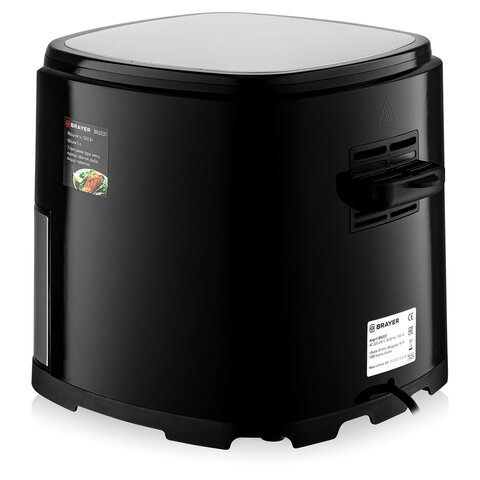Аэрогриль BRAYER BR2037, 1500 Вт, 5 л, 7 программ, таймер, сенсорное управление, нержавеющая сталь - фото 8