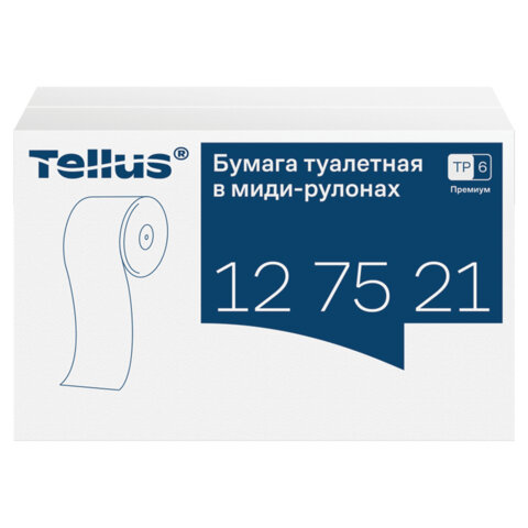 Бумага туалетная 90 м, Tellus/TORK (Система Т6) PREMIUM, КОМПЛЕКТ 27 рулонов, 2-слойная, белая, 127520/127521 - фото 2