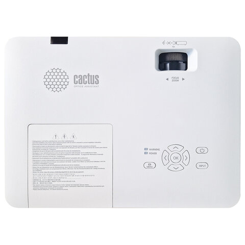 Проектор CACTUS CS-S1.WT, 3 LCD, 1024x768, 16:9, 4:3, 34000 лм, 15000:1, 3,06 кг - фото 7