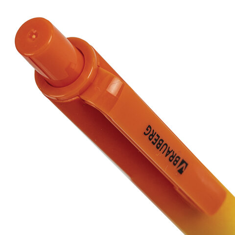 Ручки шариковые автоматические BRAUBERG "Grade", НАБОР 3 ШТУКИ, СИНИЕ, soft-touch, пишущий узел 0,7 мм, линия письма 0,35 мм, 144206 - фото 6