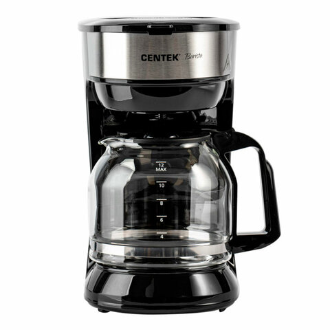 Кофеварка капельная CENTEK CT-1147, 900 Вт, объем 1,8 л, поддержание температуры, черный - фото 2