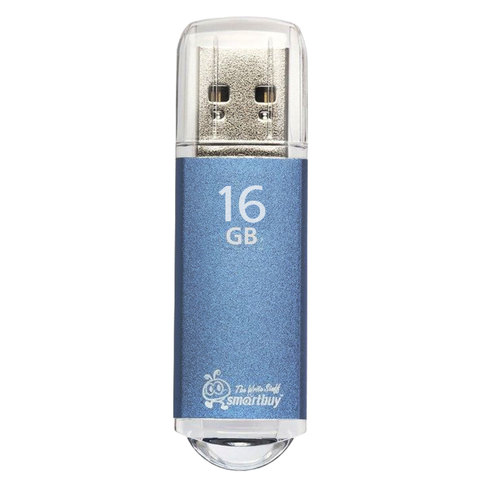 Флеш-память Smartbuy V-Cut, 16Gb, USB 2.0, син, SB16GBVC-B - фото 1