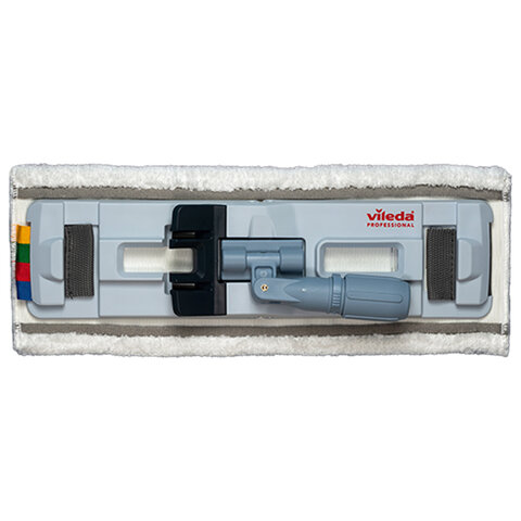 Насадка МОП плоская 40 см, VILEDA PROFESSIONAL "МикроПур УльтраСпид Про", уши (ТИП УВ) микрофибра, белый, 167281 - фото 10