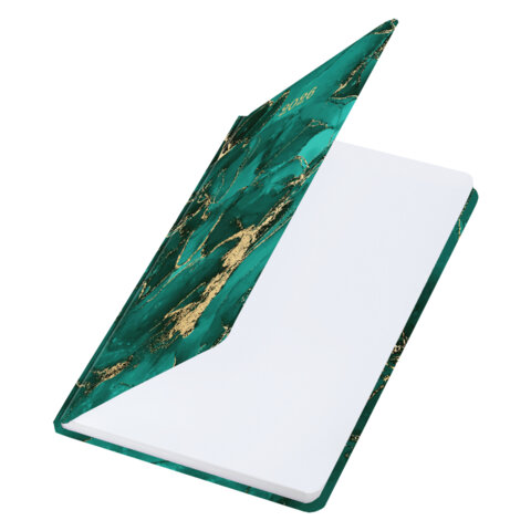 Ежедневник датированный 2026 с резинкой 145х203 мм, А5, BRAUBERG, твердый, фольга, "Мрамор", 117340 - фото 3