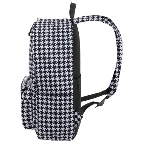 Рюкзак HEIKKI POSITIVE (ХЕЙКИ) универсальный, карман-антивор, "Houndstooth", 42х28х14 см, 273857 - фото 4