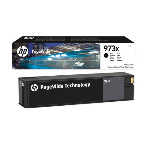 Картридж струйный HP (L0S07AE) PW Pro 477dw/452dw, №973X, черный, оригинальный, увеличенный ресурс 10000 страниц - фото 1