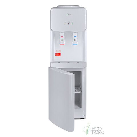 Кулер для воды ECOTRONIC J21-LCE напольный, НАГРЕВ/ОХЛАЖДЕНИЕ ЭЛЕКТРОННОЕ, шкаф, 2 крана белый 12562 - фото 6