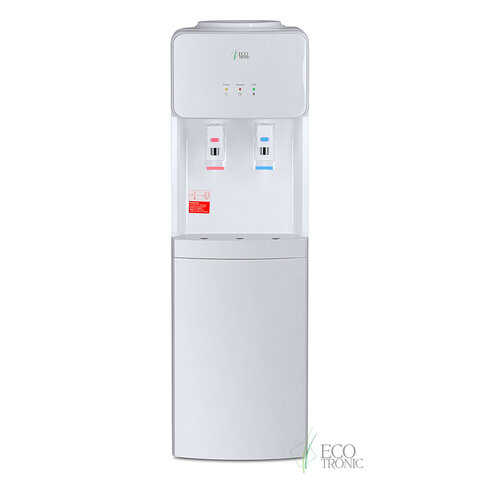 Кулер для воды ECOTRONIC J21-LCE напольный, НАГРЕВ/ОХЛАЖДЕНИЕ ЭЛЕКТРОННОЕ, шкаф, 2 крана белый 12562 - фото 1