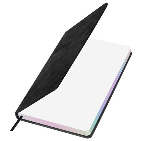 Ежедневник датированный 2026 А5 138х213 мм, BRAUBERG "Ice", под кожу, черный, 117393 - фото 3