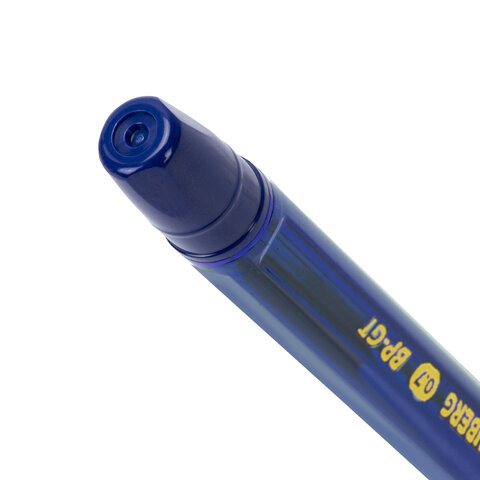 Ручки шариковые BRAUBERG BP-GT GLD BLUE, НАБОР 5 ШТУК, СИНИЕ, пишущий узел 0,7 мм, линия письма 0,35 мм, 144511 - фото 5