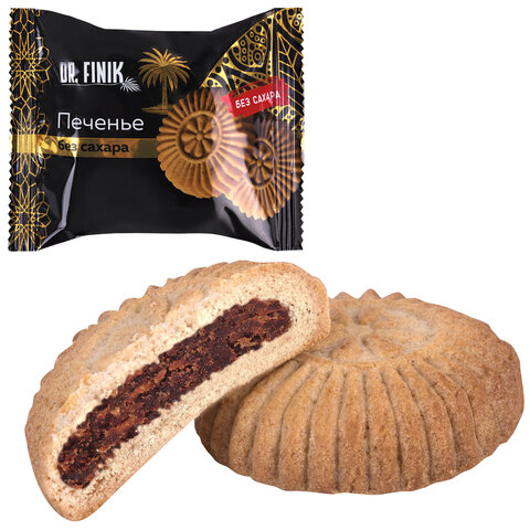 Печенье песочное "Солнышко" с начинкой из финика и кураги, БЕЗ САХАРА, 700 г - фото 3