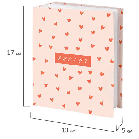 Фотоальбом BRAUBERG "Pink hearts" на 100 фото 10х15 см, твердая обложка, 391436 - фото 8