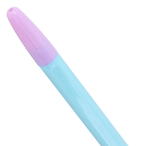 Ручки шариковые BRAUBERG "X-333 PASTEL MIX", НАБОР 8 ШТУК, СИНИЕ, узел 0,7 мм, линия письма 0,35 мм, 144535 - фото 10