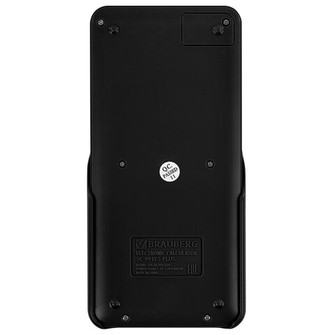 Калькулятор инженерный BRAUBERG SC-991ES-PLUS-BK (164х80 мм), 552 функции, 10+2 разряда, ЧЕРНЫЙ, 272651 - фото 2
