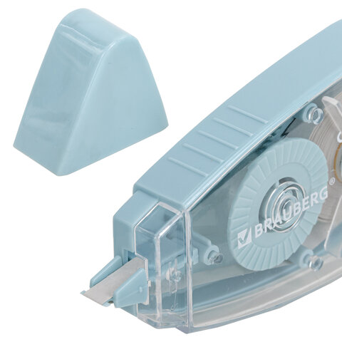 Корректирующая лента BRAUBERG REWIND, 5 мм х 16 м, механизм перемотки, корпус зеленый, блистер, 272489 - фото 4