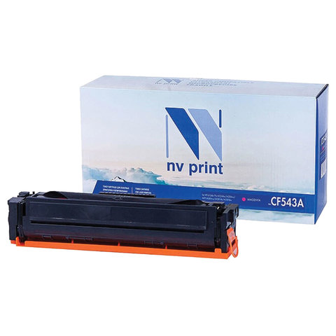 Картридж лазерный NV PRINT (NV-CF543A) для HP M254dw/M254nw/MFP M280nw/M281fdw, пурпурный, ресурс 1300 страниц - фото 1